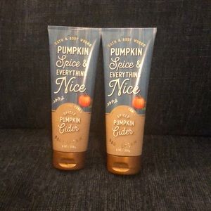 8 oz Bath and Body body cream x2